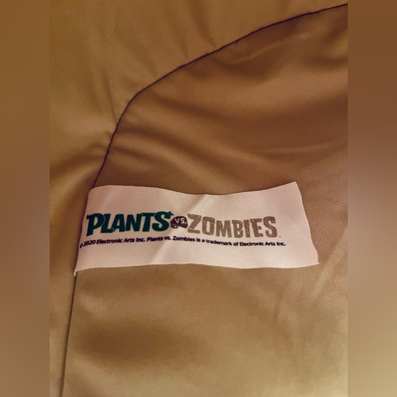 Plants Vs Zombies Large 15” Plush Foam Zombie Halloween Mask Costume - Picture 8 of 16